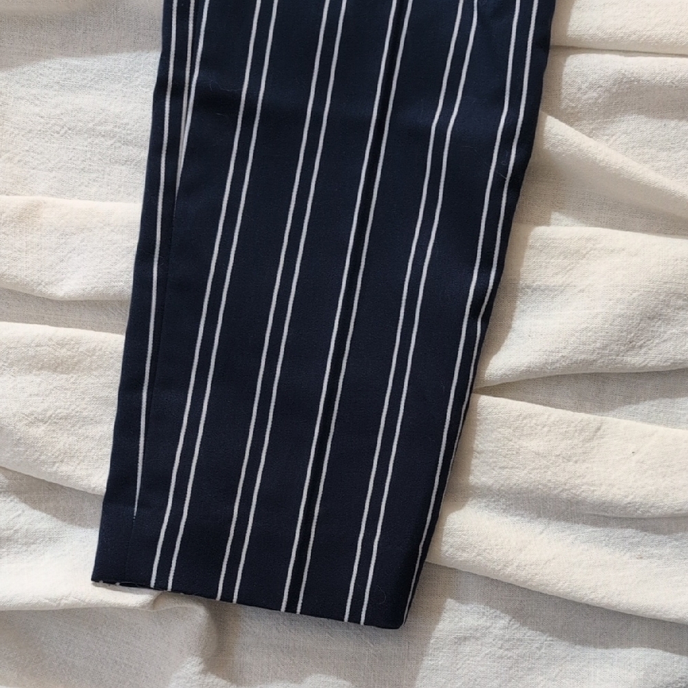 Michael Kors Navy And White Striped Pants - Picture 3 of 6